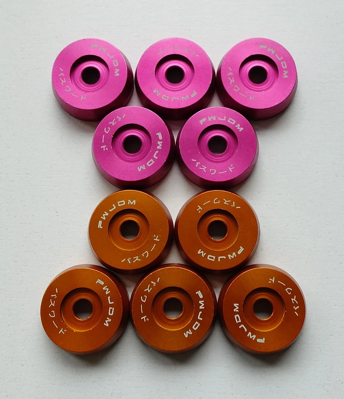 PWJDM Ventildeckel Unterlegscheiben Set Honda Civic Accord (K-Motor) grün