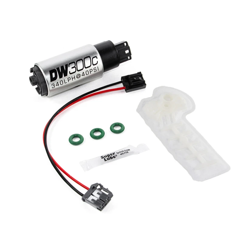DeatschWerks 340lph DW300C Kompakt-Kraftstoffpumpe mit 12+ Scion FR-S/BRZ / 15 WRX Einrichtungs-Kit