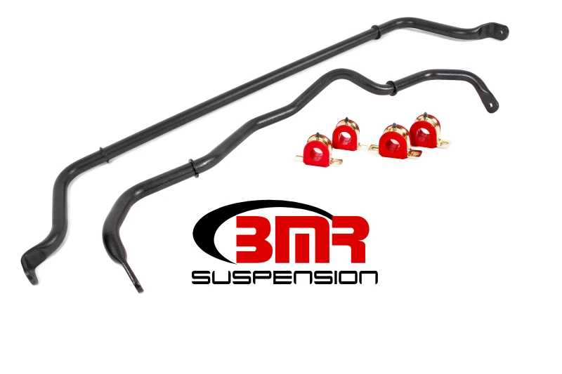 BMR 16-20 6. Generation Camaro Vorder- und Hinterachs-Stabilisator-Kit mit Bushings - Schwarz Hammertone