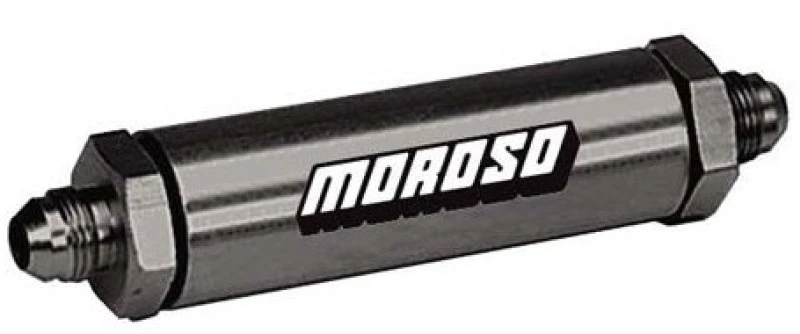 Moroso Oil Filter - In Line Screened -12AN - Aluminum