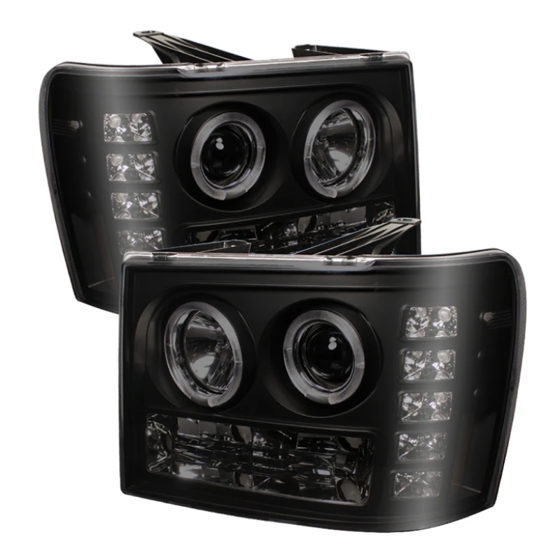 spyder_5078506-6794c3bcb00f9 Spyder GMC Sierra 1500/2500 07-13 Projector Headlights LED Halo- LED Blk Smke PRO-YD-GS07-HL-BSM