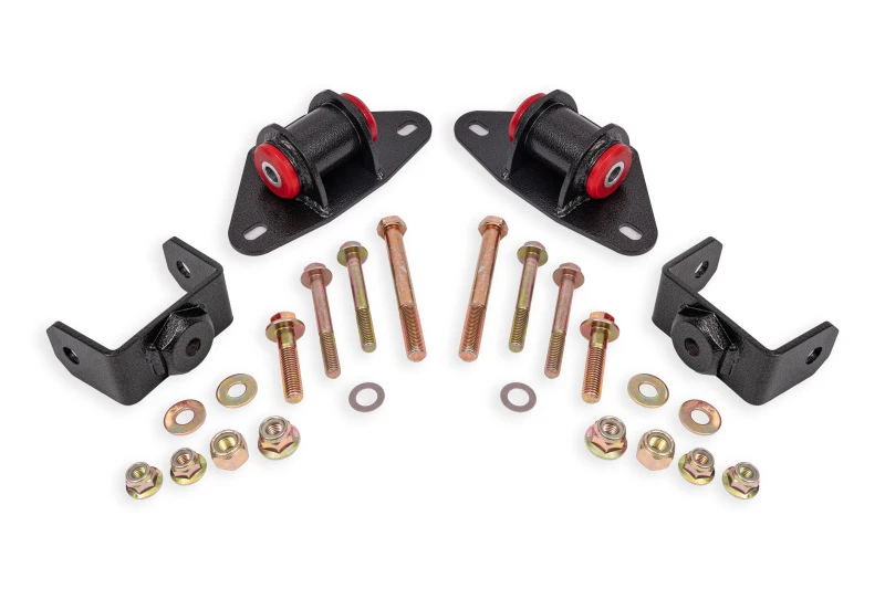 BMR Suspension 14-19 Chevrolet Corvette Motorhalterung-Kit - Schwarz Hammertone