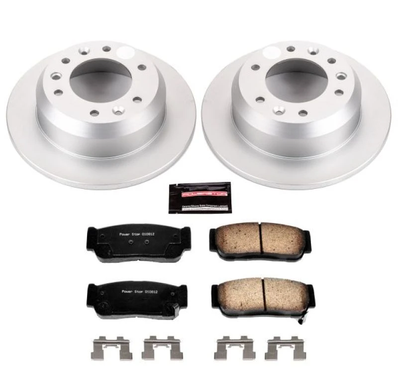powerstop_CRK5907-679454ed9f571 Power Stop 2007 Hyundai Entourage Rear Z17 Evolution Geomet Coated Brake Kit