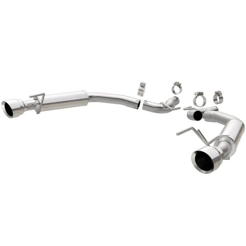 MagnaFlow Axle Back, SS, 2,5 Zoll, Wettbewerb, Dual Split Polish 4,5 Zoll Spitze 2015 Ford Mustang Ecoboost