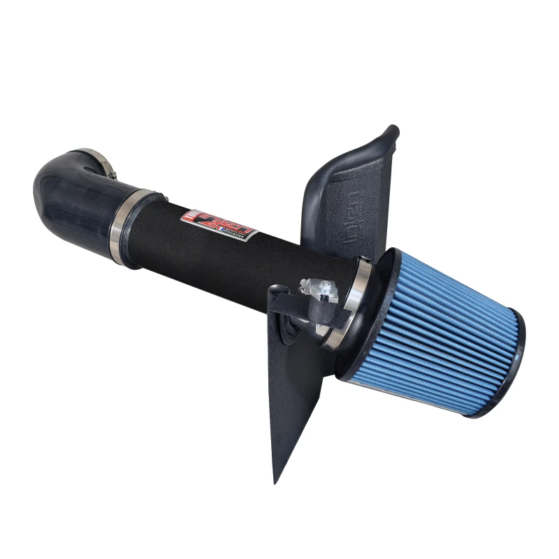 Injen 11-19 Dodge Challenger Hemi 5.7L V8 Wrinkle Black Power-Flow-Luftansaugsystem mit Wärmeabschirmung