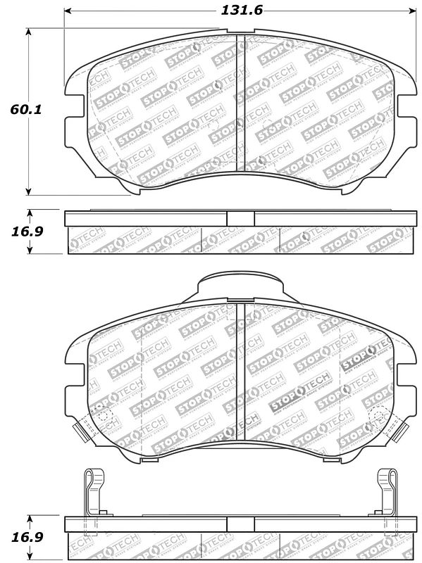StopTech Street Touring Brake Pads