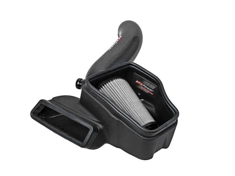 aFe 15-19 VW Golf R (MKVII) L4-2.0L (t) Track-Serie Kohlefaser-Ansaugsystem mit Pro DRY S Filter
