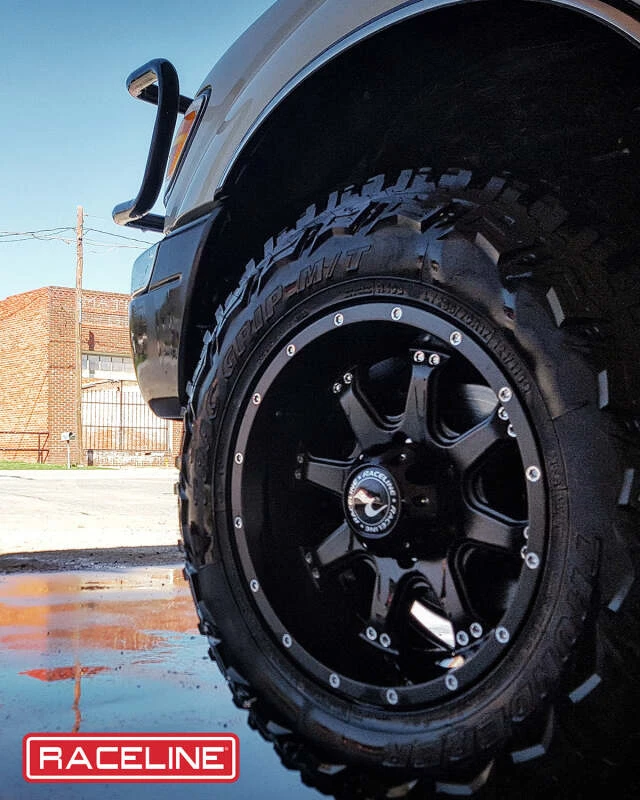 Raceline 991B Assault 17x9in / 8x165.1 BP / -12mm Offset / 125.2mm Bore - Satin Black Wheel