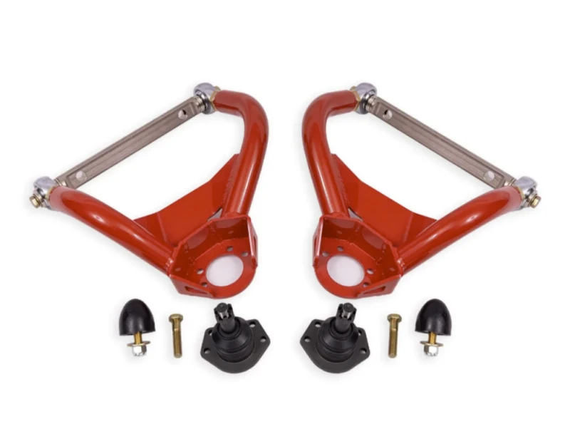 BMR Adjustable Upper A-Arms Standard Ball Joint for 64-72 GM A-Body - Red