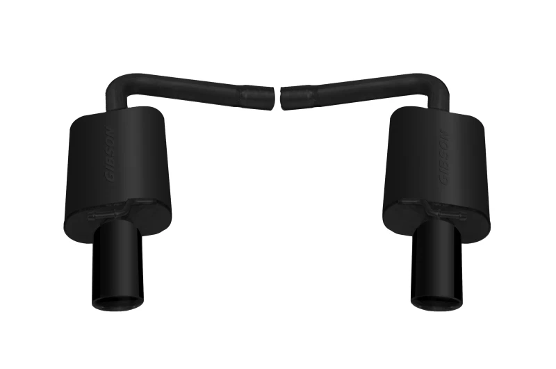 Gibson 11-18 Jeep Grand Cherokee Laredo 3.6L 2.25 Zoll Achse-zurück Dual Auspuff - Black Elite