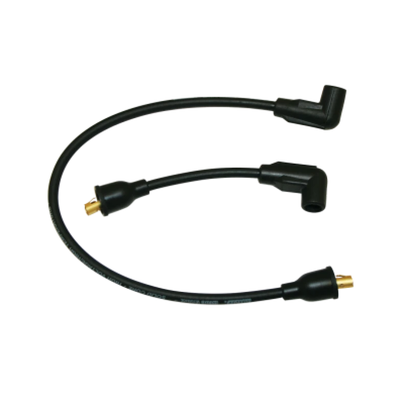 Moroso 65-78 Harley-Davidson FL/FX Solid Stainless Core Wire Set - Black