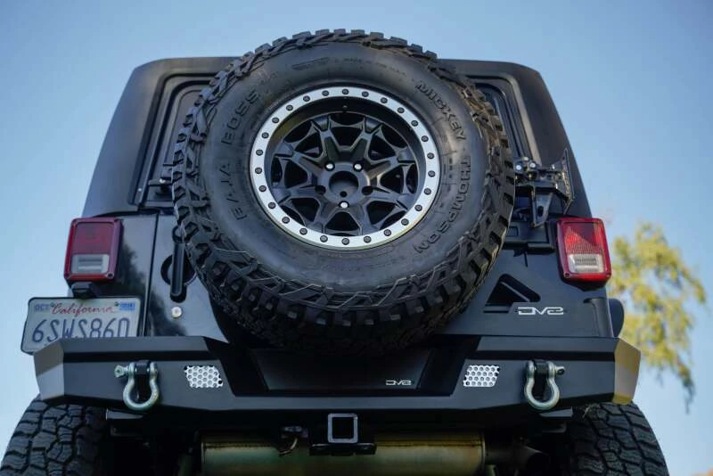 DV8 Offroad Ersatzreifenhalter für MTO Stoßstange für 2007–2018 Jeep Wrangler JK