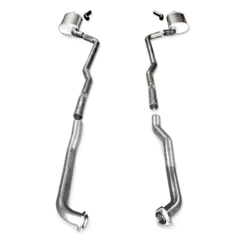 Stainless Works 1973-82 Corvette Auspuff BB Standard Trans 2-1/2in Factory Connect