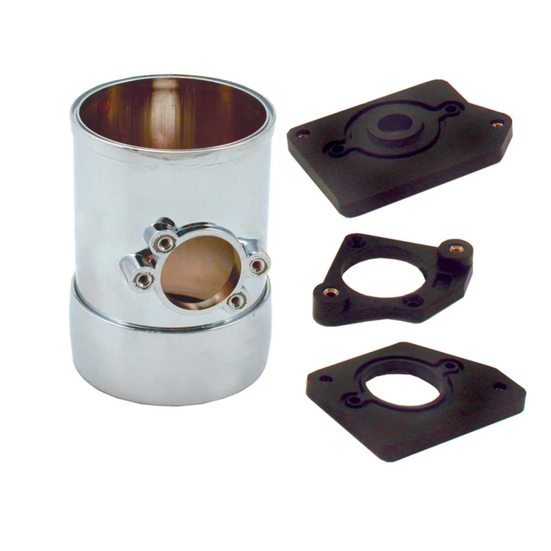 Spectre Luftstrom-Sensor-Montage 3 Zoll mit Kragen - Chrom