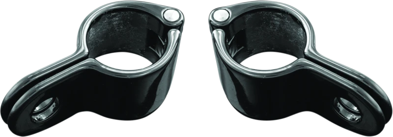 Kuryakyn Magnum Quick Clamp 1inch Gloss Black (Pair)