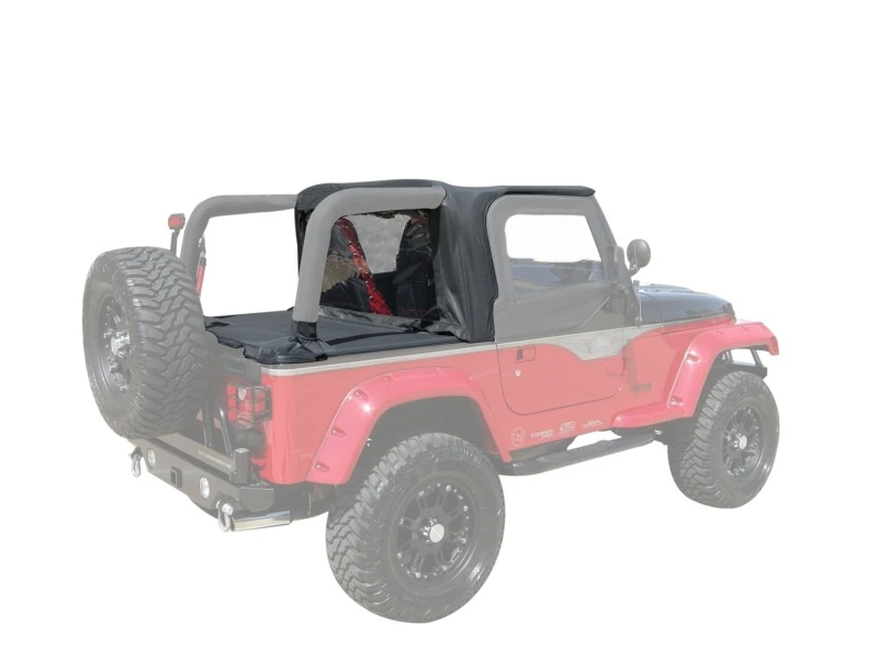 Rampage Cab Soft Top and Tonneau Cover for 1997-2002 Jeep Wrangler(TJ)