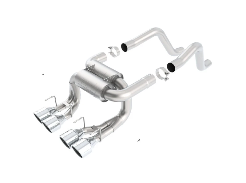 Borla 06-12 Chevrolet Corvette Z06/ZR1 6.2L/7.0L 8cyl Aggressiver ATAK Auspuff (nur hinterer Abschnitt)