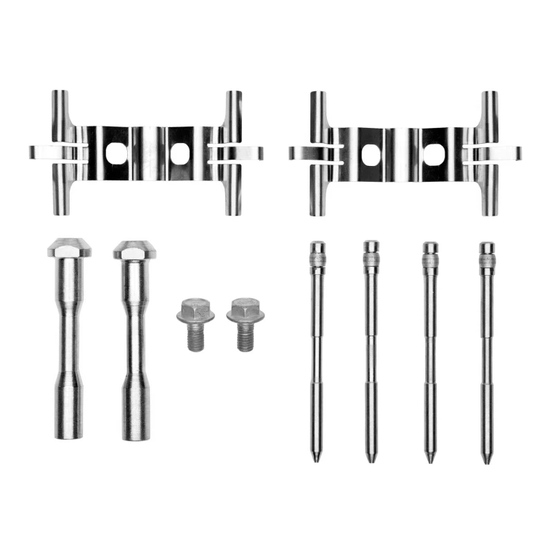 DFC 21-25 Ford Mustang Mach-E Front 5000 Advanced Low Metallic Brake Pads and Hardware Kit