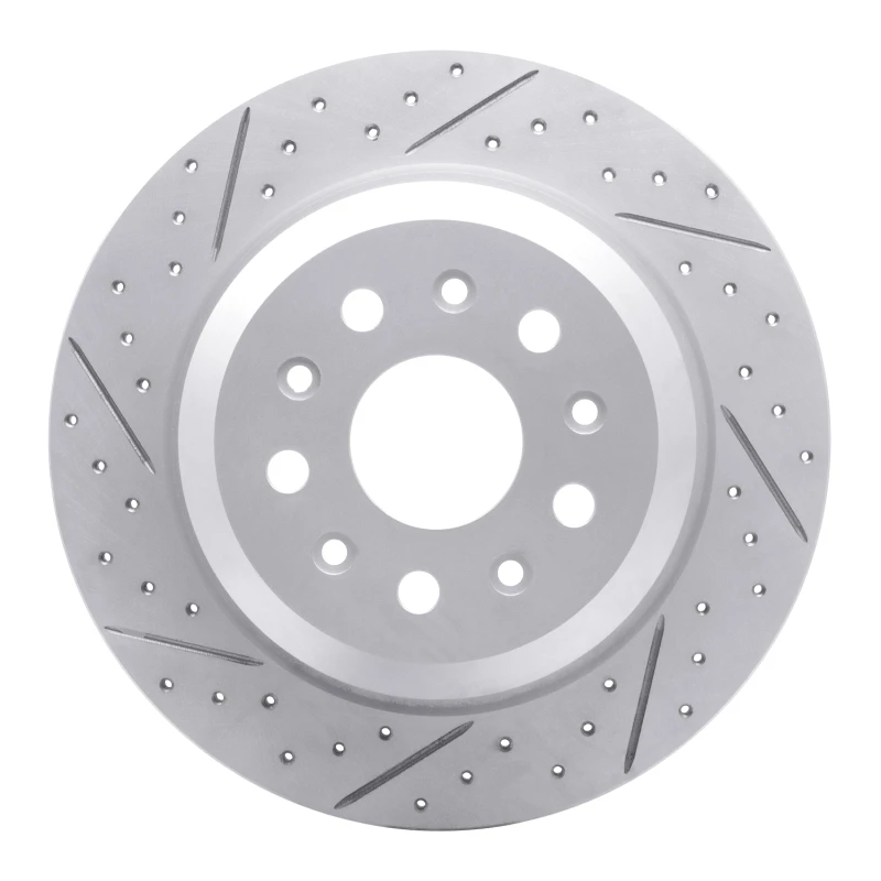 DFC 18-25 Jeep Wrangler Rear Left Drilled & Slotted Geoperformance Rotor