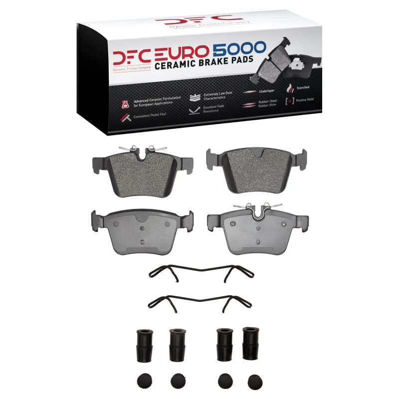 DFC 15-25 Jaguar I-Pace Rear Euro 5000 Ceramic Brake Pads and Hardware Kit