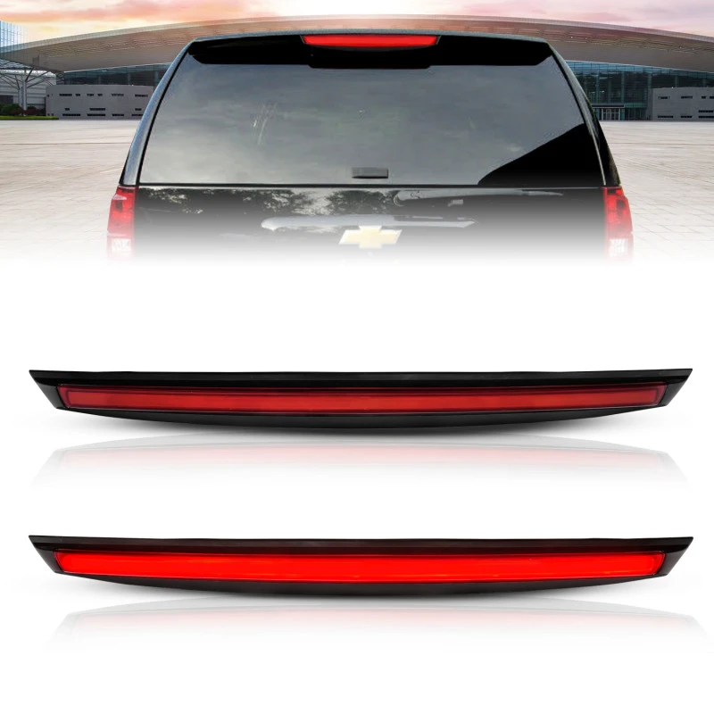 ANZO 2007-2014 Chevrolet Suburban 1500 LED 3. Bremsleuchte schwarzes Gehäuse rote Linse mit Spoiler 1 Stück
