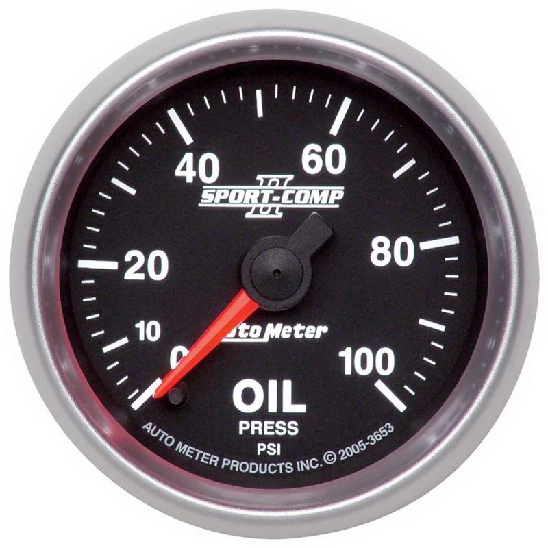Autometer Sport-Comp II 52mm 0-100 PSI Elektronischer Öldruckmesser