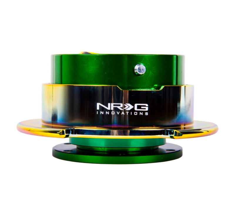 NRG Quick Release Gen 2.5 – Grüner Body / Neochrome Ring
