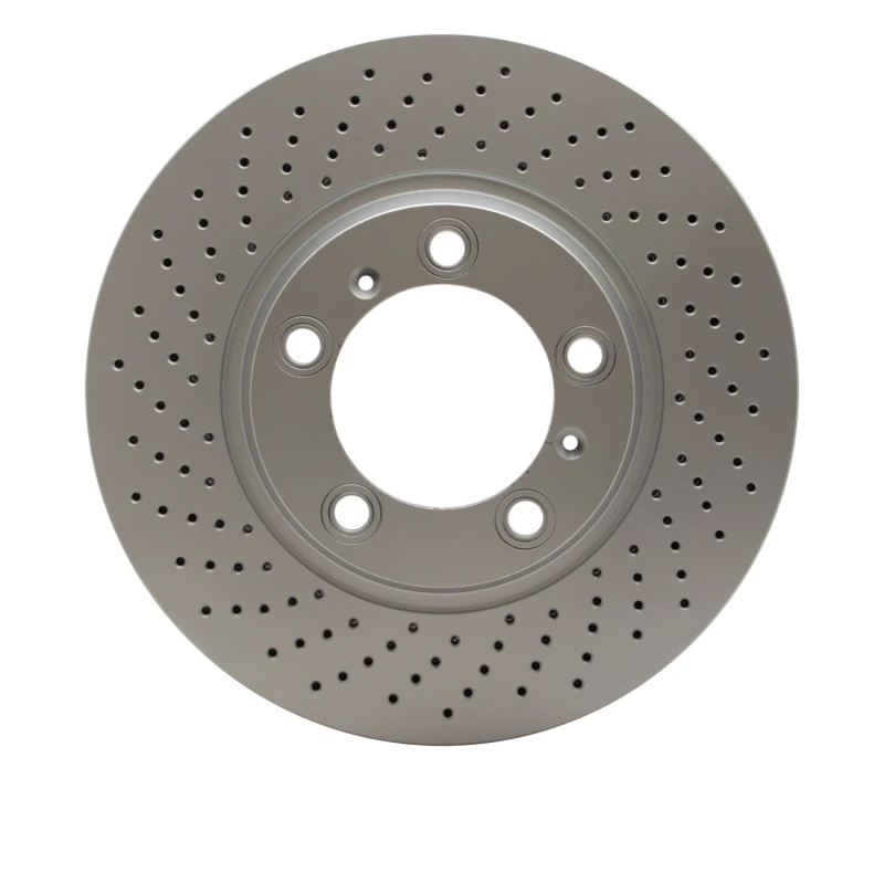 DFC 99-23 Porsche 718 Boxster Left Front Drilled GeoSPEC Coated Rotor