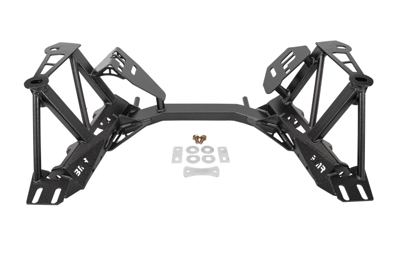 BMR 79-95 Ford Mustang K-Member Premium-Version ohne Federbock - Schwarz-Hammertone