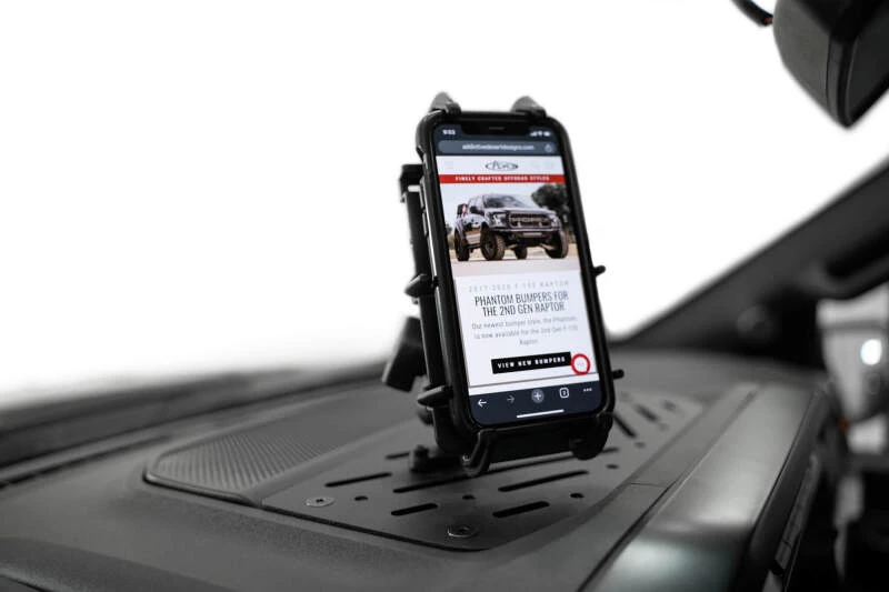 ADD 21-23 Ford F150 Raptor Digital Device Dash Mount