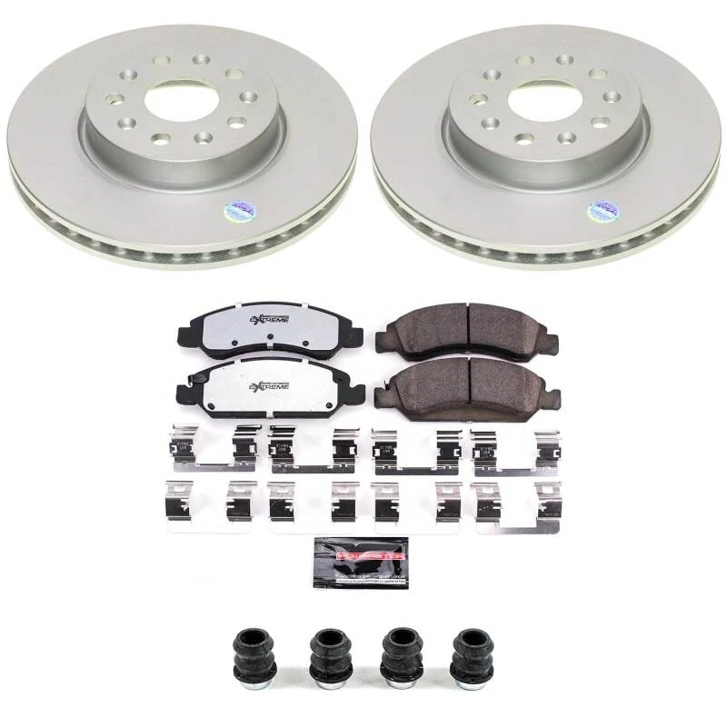 Power Stop 07-20 Chevrolet Tahoe Front Z36 Coated Truck & Tow Brake Kit