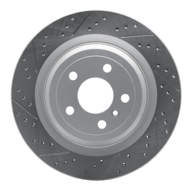 DFC 12-19 Mercedes-Benz Gle43 AMG Rear Left Drilled & Slotted Geoperformance Rotor