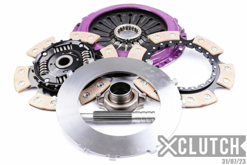 XClutch 9 Zoll Doppel-Sprungkeramik-Multi-Scheiben-Service-Pack für Mitsubishi