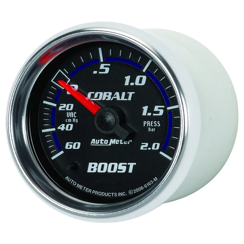 Autometer Cobalt 52mm 2 BAR Mechanical Boost Gauge