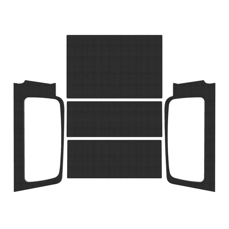 DEI 04-06 Jeep Wrangler LJ Unliminted Headliner Komplett-Kit - Schwarz