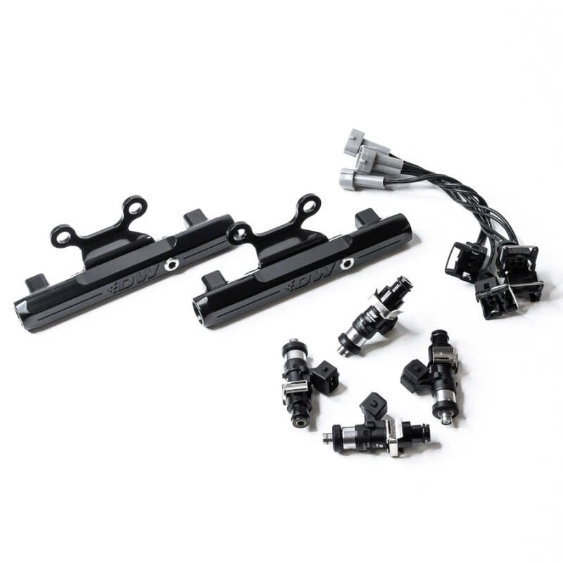 DeatschWerks Top Feed Kraftstoffrail Upgrade Kit mit 1500cc Injektoren für 02+ Subaru WRX / 07+ STI/LGT