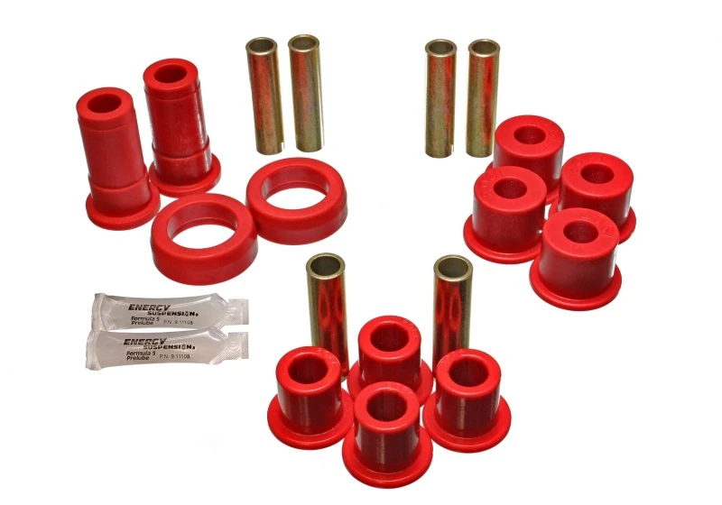 Energie Suspension 91-94 Ford Explorer/Bronco II 2WD/4WD Rote Hinterblattfeder Buchsen-Set