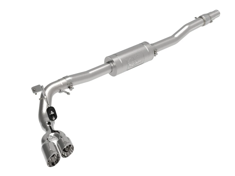 aFe Rebel Series 3in 304 SS Cat-Back Exhaust Side Exit w/ Polished Tips 19 Ford Ranger L4-2.3L (t)