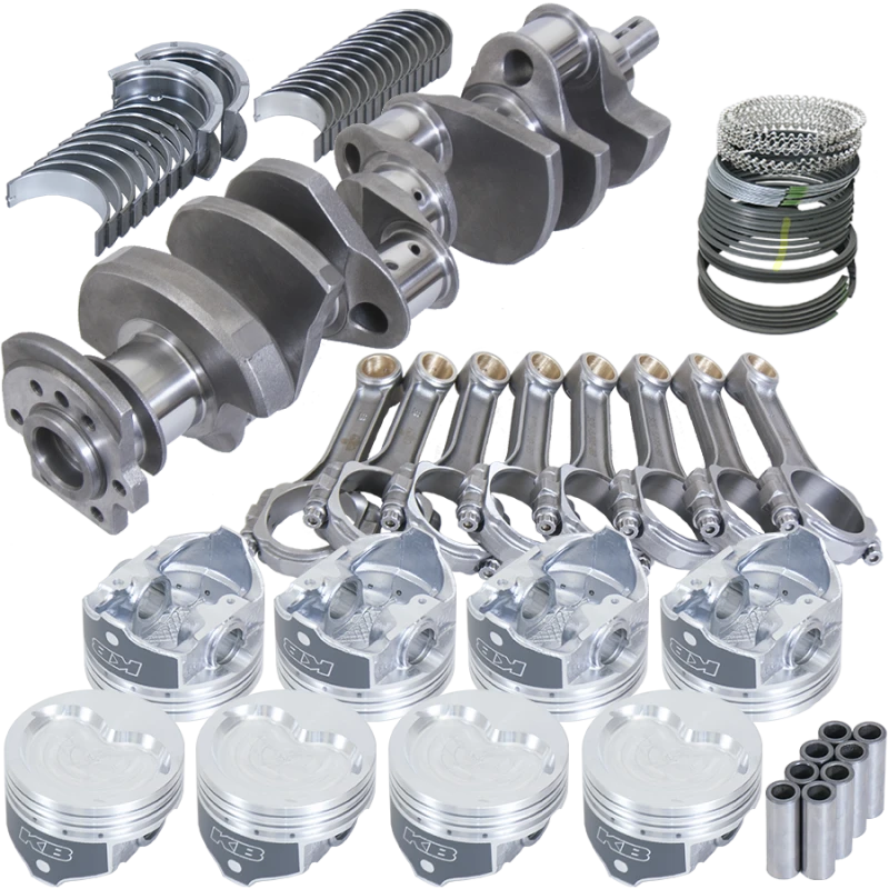 Eagle Chevy 400 3.750in Kurbelwelle 5.700in I-Träger Pleuel -30cc 4.125in Kolben Rotierende Baugruppe