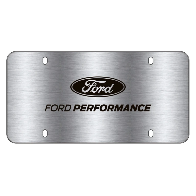 Ford Racing Edelstahl Marke Platte