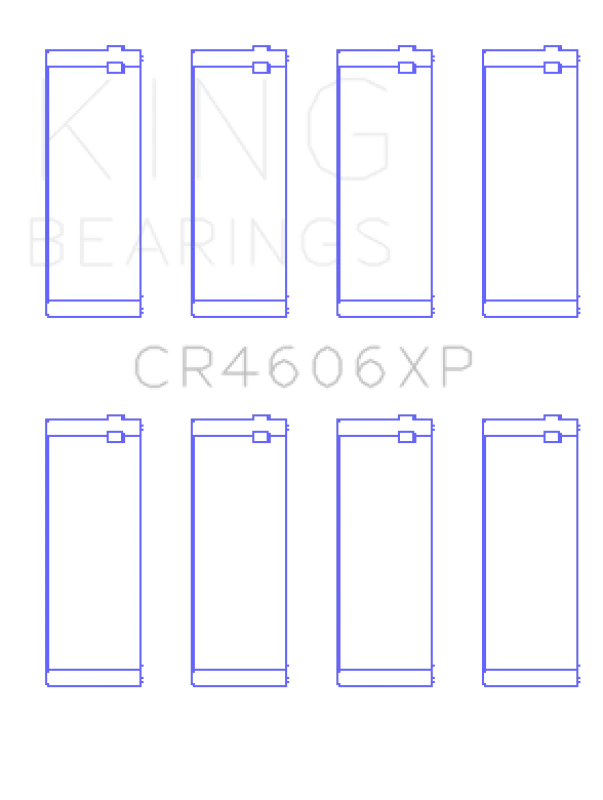 King Engine Bearings Saab B204/B205/B234/B235 (Size STD) Performance Rod Bearing Set