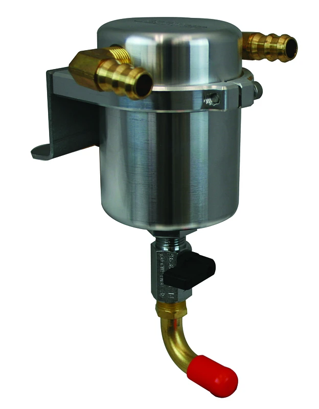 Moroso Air/Oil Separator Catch Can für 2011–2014 Ford F-150 EcoBoost/5.0L – Large Body – Billet Aluminum