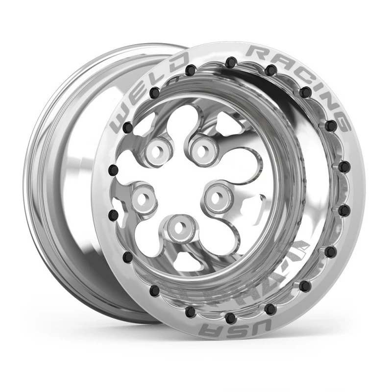 weld_83P-512206MB-67954dc30b67c Weld Alpha-1 15x15 / 5x4.75 BP /5in. BS Polished Wheel - Polished Double Beadlock MT