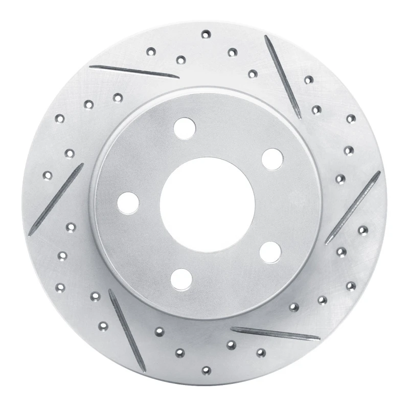 DFC 93-05 Ford Taurus Sho Rear Right Drilled & Slotted Geoperformance Rotor
