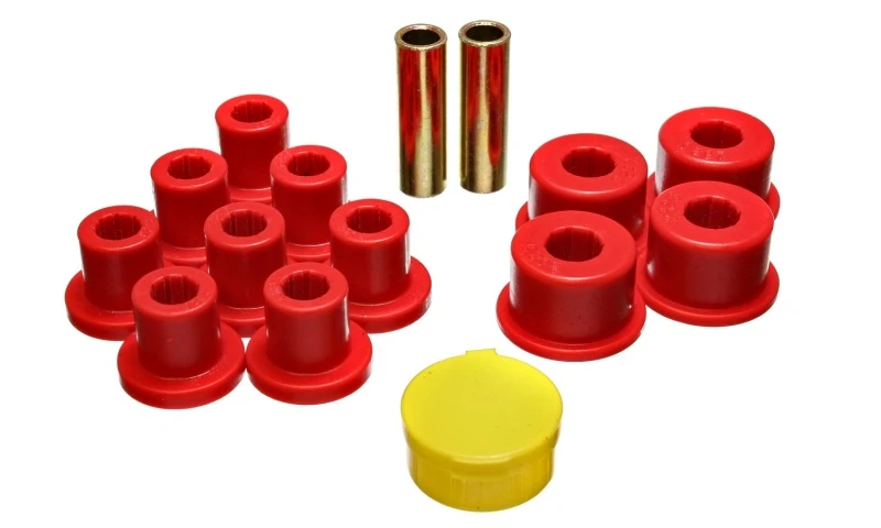 Energy Suspension 6/74-80 MG MGB Rote Hintere Blattfederbuchsen-Set