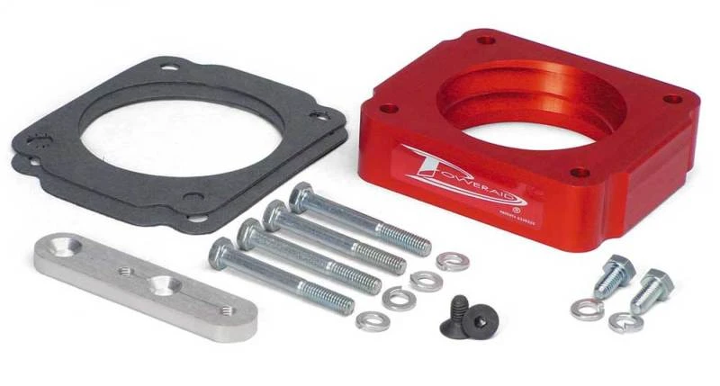 Airaid 98-04 Ford Mustang GT 4.6L SOHC PowerAid TB Spacer (German: Airaid 98-04 Ford Mustang GT 4.6L SOHC PowerAid Drosselklappenabstandshalter)