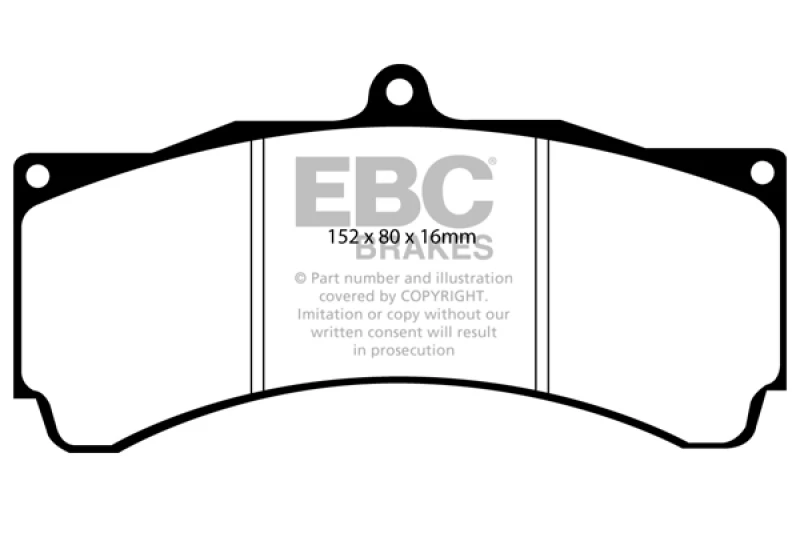 EBC Racing Alcon CAR89 Caliper RP-1 Race Brake Pads