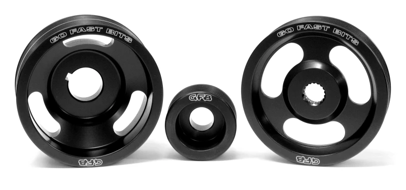 GFB 04-10 WRX/STI 3-Teiliges Under-Drive-Riemenscheiben-Kit mit Riemen (Kurbel, Alternator und Lenkhilfe)