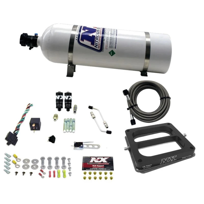 Nitrous Express Dominator Hitman Plus Nitrous Kit (50-200PS) mit 15lb Flasche