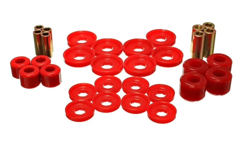 Energy Suspension 03-09 Dodge RAM 1500/2500/3500 Pickup Rote Front Control Arm Bushing Set